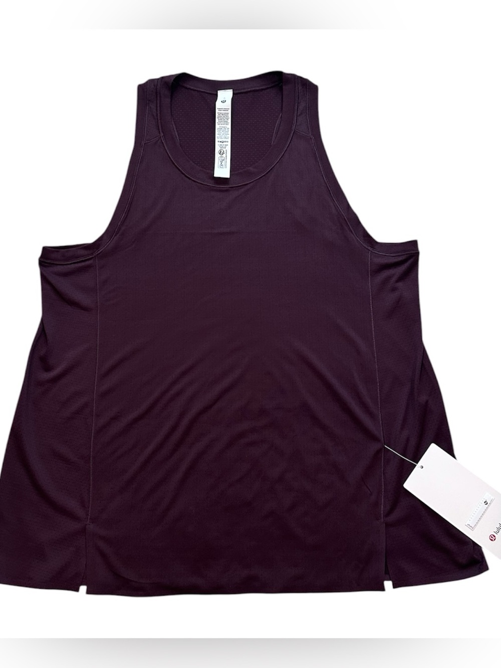 Lululemon Women’s Singlet Tank Top Size Large NWT Goodnight Plum